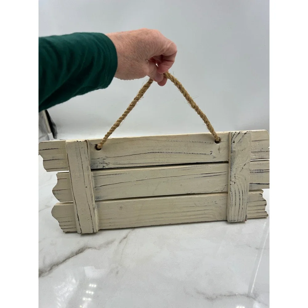 Rustic Wooden Brook Trout Fish Wall Plaque Key Rack Cabin Decor 19.5 Inch